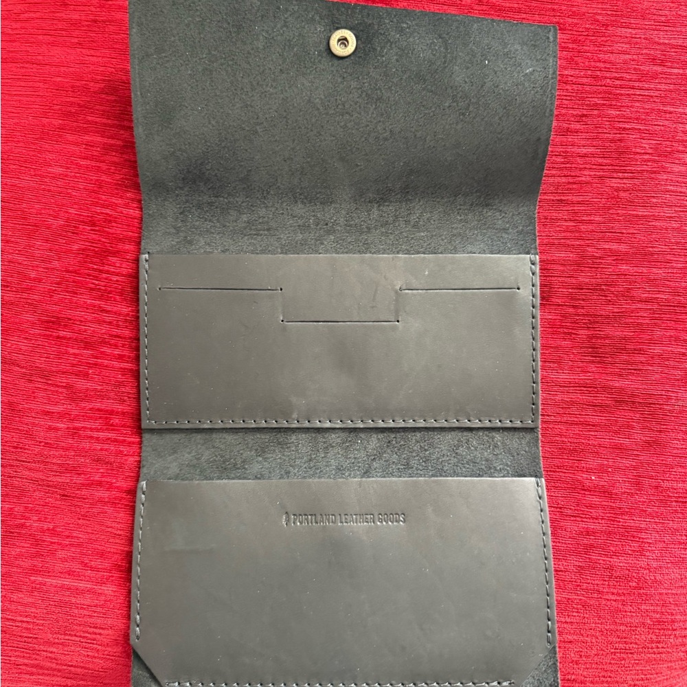 Portland Leather Goods Black Wallet